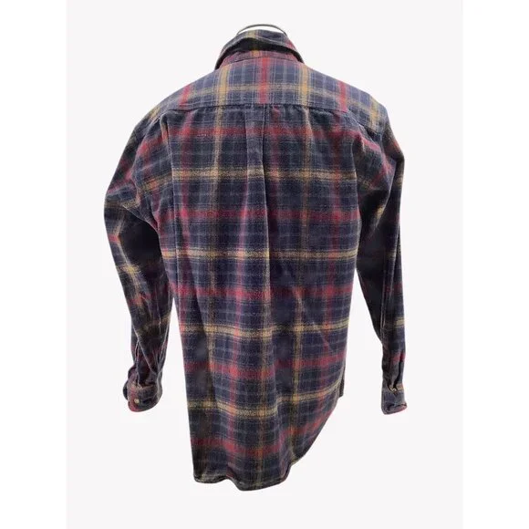 Carhartt Mens 2XL Plaid Flannel Button-Up Shirt 100% Cotton Long Sleeve - Picture 3 of 8
